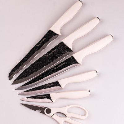 Набір кухонних ножів з підставкою 6 предметів HP1851057A фото