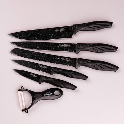 Набір кухонних ножів з керамічним покриттям 6 предметів HP7883 фото