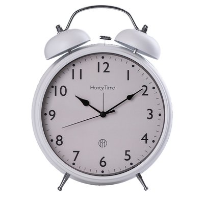 Годинник будильник на батарейці АА настільний годинник з будильником 20,5 см HP220B фото