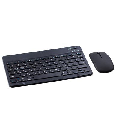 Клавіатура і миша бездротові Type-C роз'єм Bluetooth-клавіатура портативна тонка UR515 фото